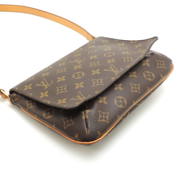 dh79211 3 Louis Vuitton Musette Tango Short Monogram Shoulder Bag Brown