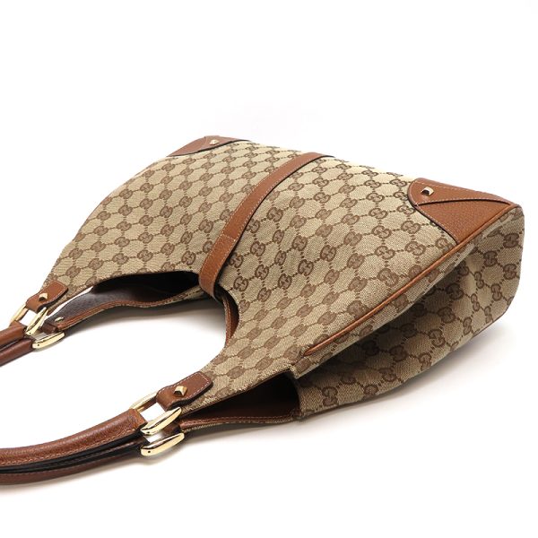 dh79222 4 Gucci Jackie Shoulder GG Bag Beige