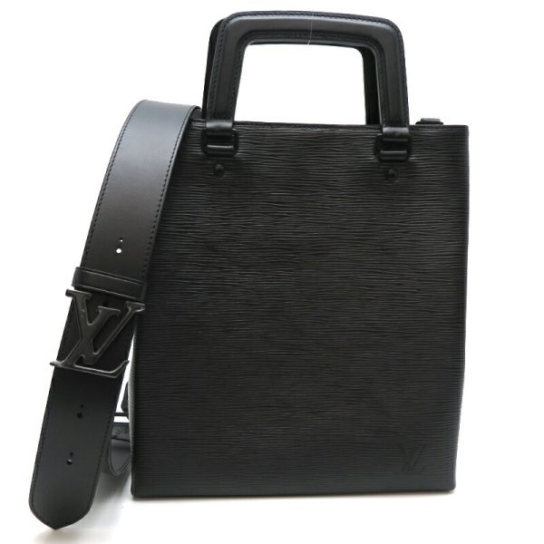 dh79270 1 Louis Vuitton Sac Plat Epi Tote Bag Black