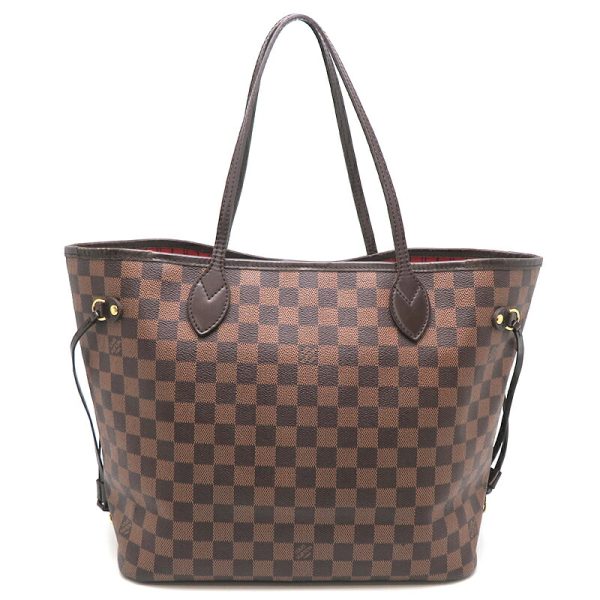 dh79321 2 Louis Vuitton Neverfull MM Damier Tote Bag Brown