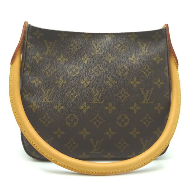 dh79334 1 Louis Vuitton Looping MM Monogram Shoulder Bag Brown