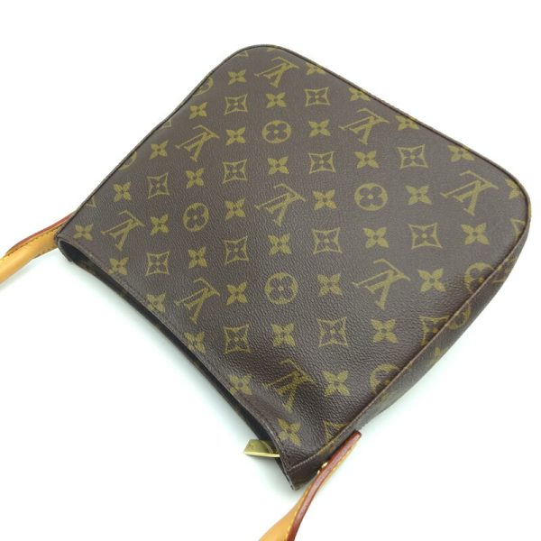 dh79334 4 Louis Vuitton Looping MM Monogram Shoulder Bag Brown