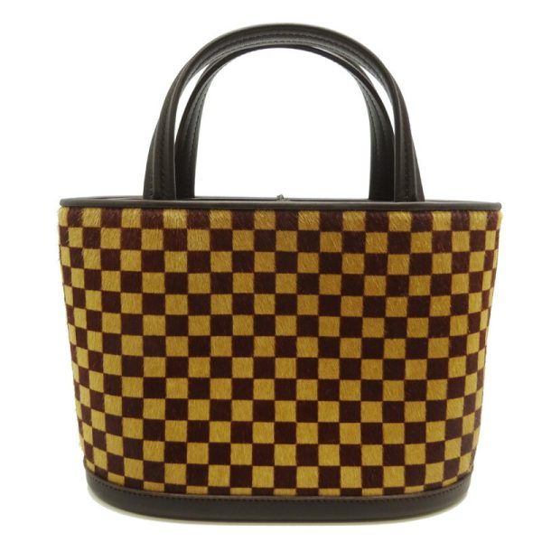 dh79335 1 Louis Vuitton Impala Damier Sauvage Handbag Brown