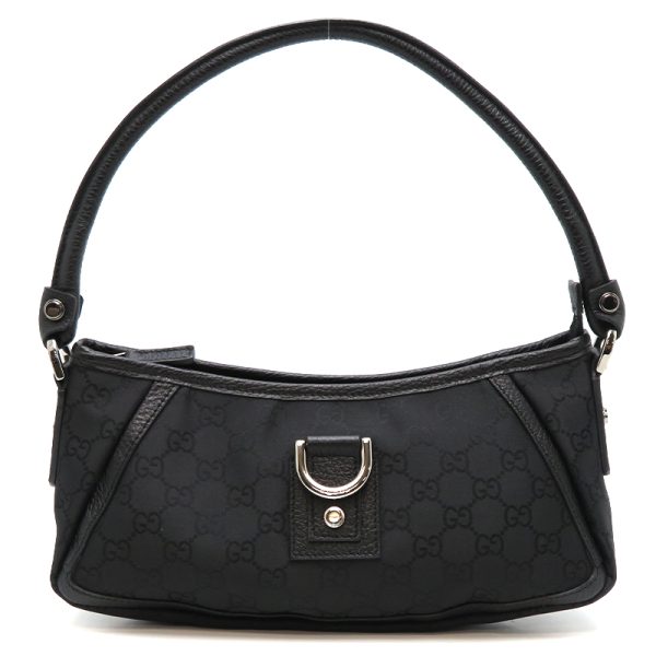 dh79352 1 Gucci Shoulder GG Denim Bag Black