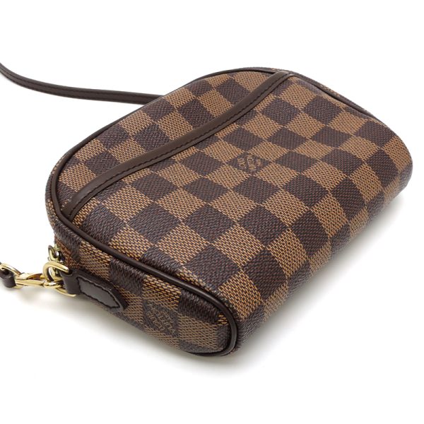 dh79357 3 Louis Vuitton Pochette Ipanema Damier Shoulder Bag Brown