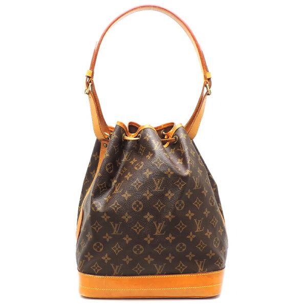 dh79360 2 Louis Vuitton Noe Monogram Shoulder Bag Brown