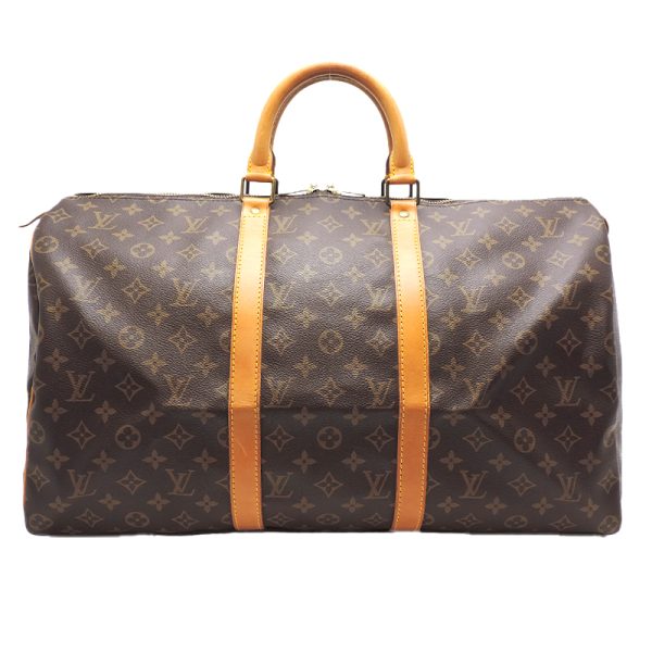 dh79363 1 Louis Vuitton Keepall 50 Monogram Bag Brown