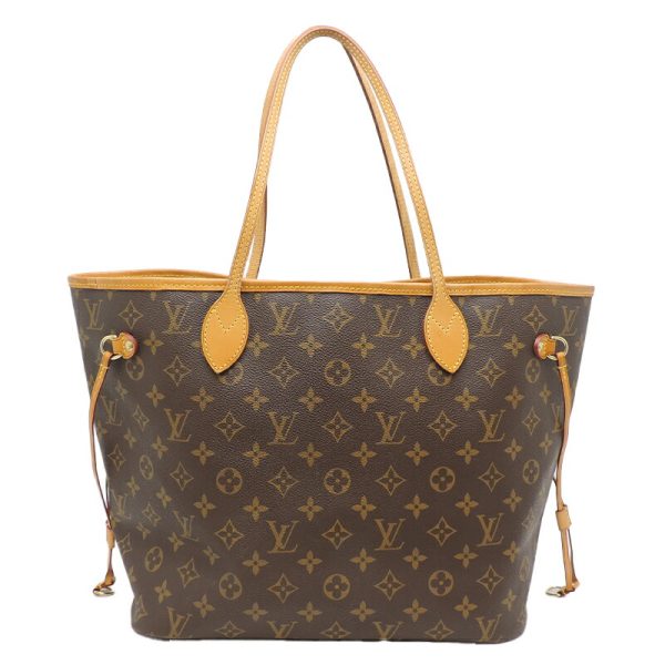 dh79364 2 Louis Vuitton Neverfull MM Monogram Tote Bag Brown