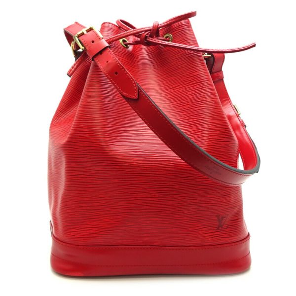 dh79373 1 Louis Vuitton Noe Epi Shoulder Bag Red