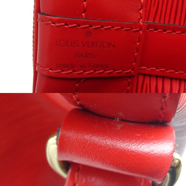 dh79373 7 Louis Vuitton Noe Epi Shoulder Bag Red