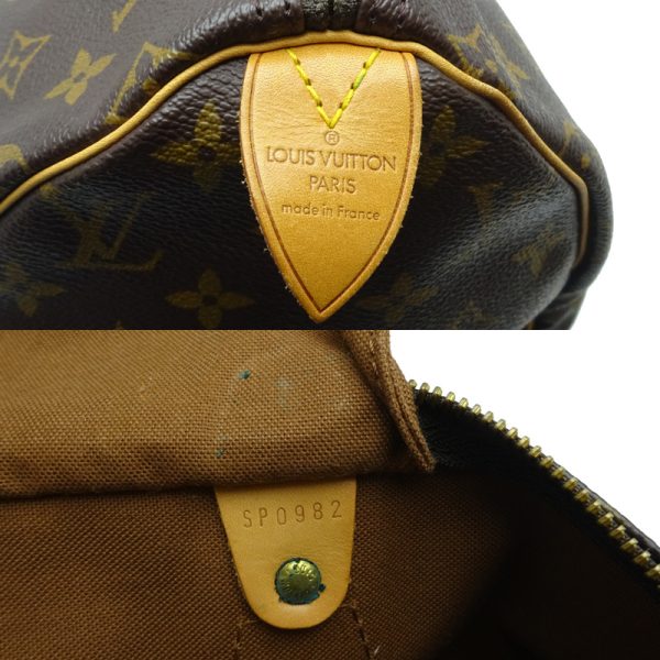 dh79405 7 Louis Vuitton Speedy 40 Monogram Bag Brown