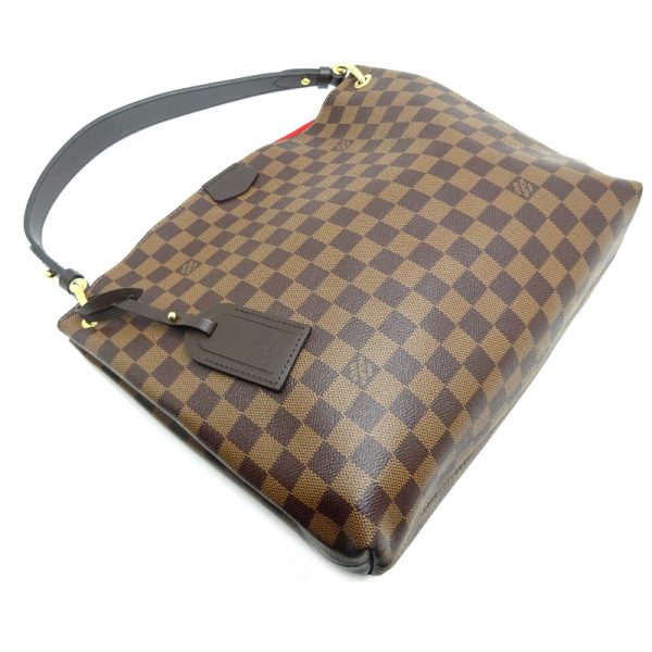 dh79406 3 Louis Vuitton Graceful PM Damier Shoulder Bag Brown