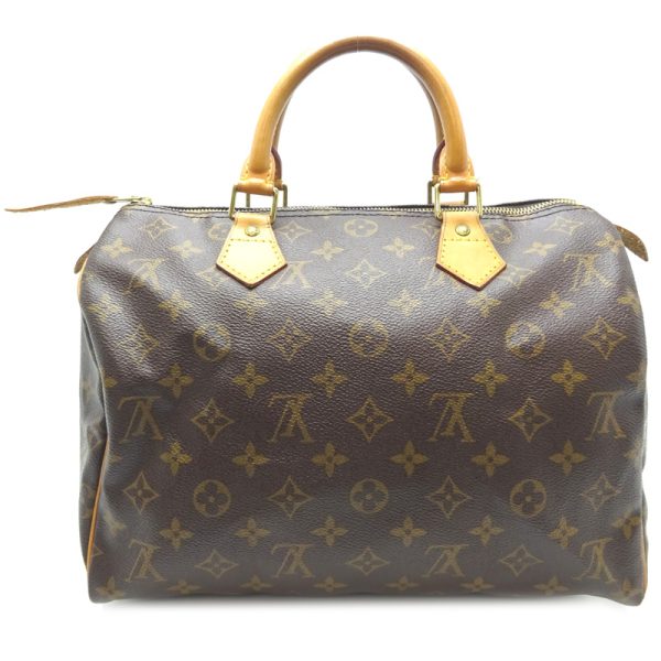 dh79412 2 Louis Vuitton Speedy 30 Monogram Bag Brown