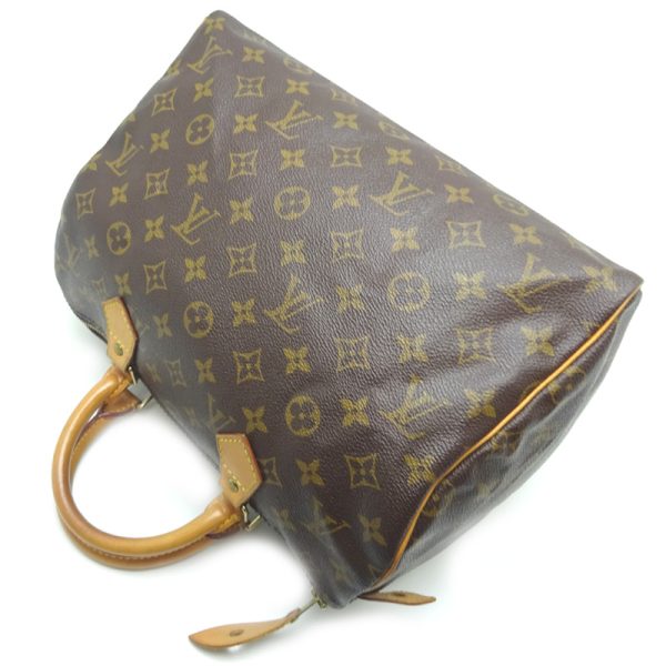 dh79412 4 Louis Vuitton Speedy 30 Monogram Bag Brown