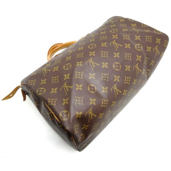 dh79413 3 Louis Vuitton Speedy 35 Monogram Bag Brown