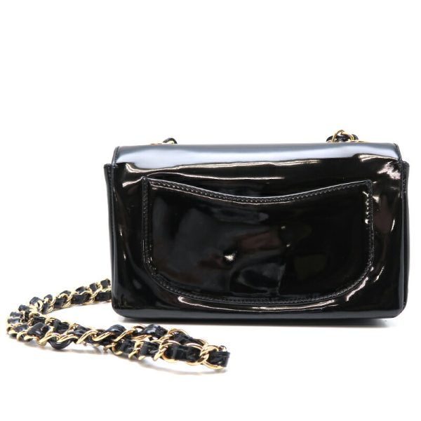 dh79478 2 Chanel Camellia Enamel Chain Enamel Shoulder Bag Black