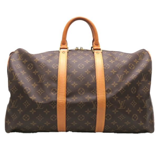 dh79489 1 Louis Vuitton Keepall Bandouliere 45 Monogram Bag Brown