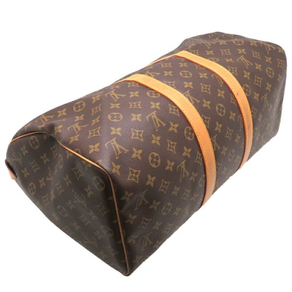 dh79489 3 Louis Vuitton Keepall Bandouliere 45 Monogram Bag Brown