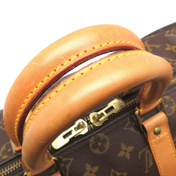 dh79489 5 Louis Vuitton Keepall Bandouliere 45 Monogram Bag Brown