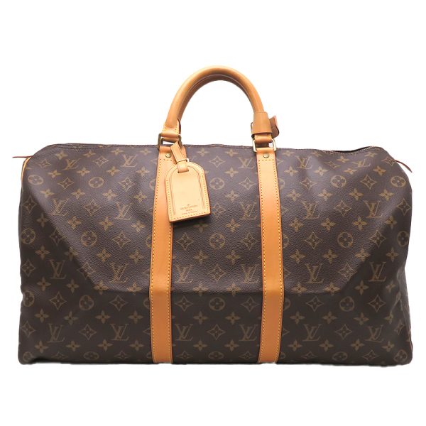 dh79490 1 Louis Vuitton Keepall 50 Monogram Bag Brown