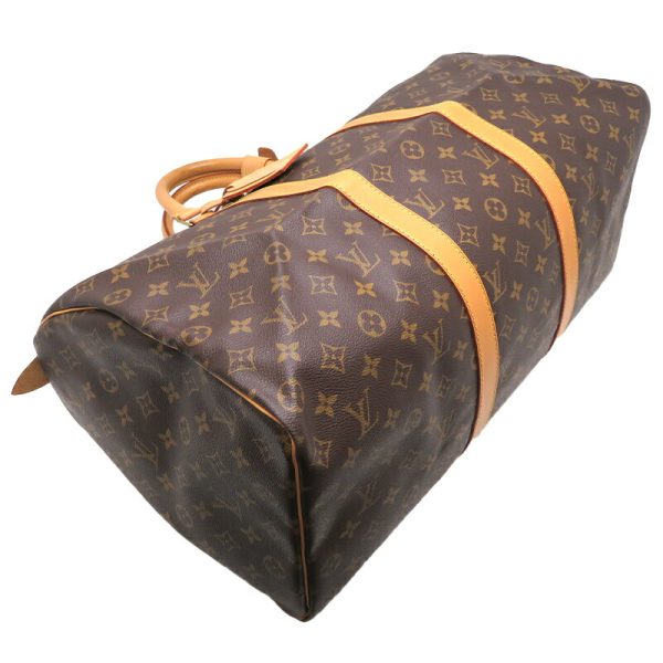 dh79490 3 Louis Vuitton Keepall 50 Monogram Bag Brown