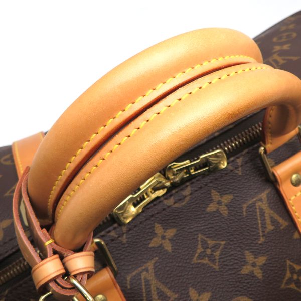 dh79490 5 Louis Vuitton Keepall 50 Monogram Bag Brown