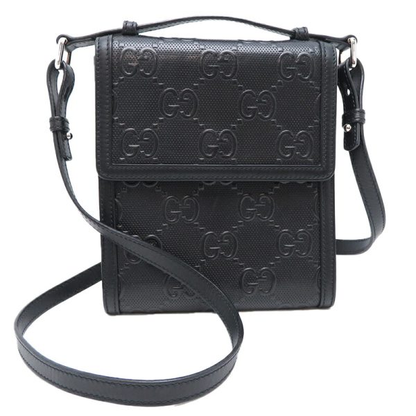 dh79505 1 Gucci Tote GG Messenger Bag Black