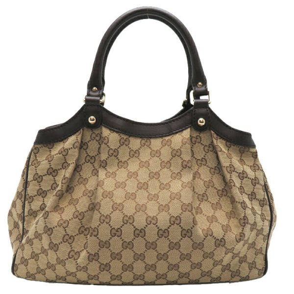 dh79506 2 Gucci Tote GG Handbag Brown