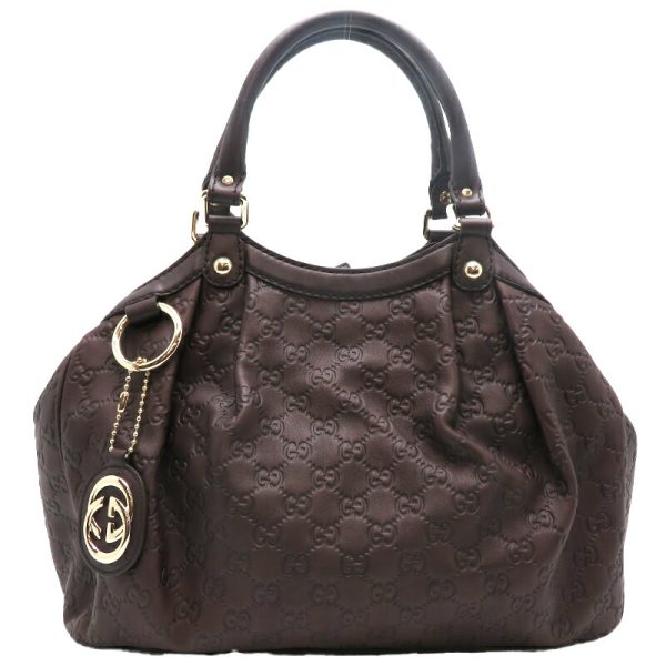 dh79509 1 Gucci Sookie Shima Handbag Brown