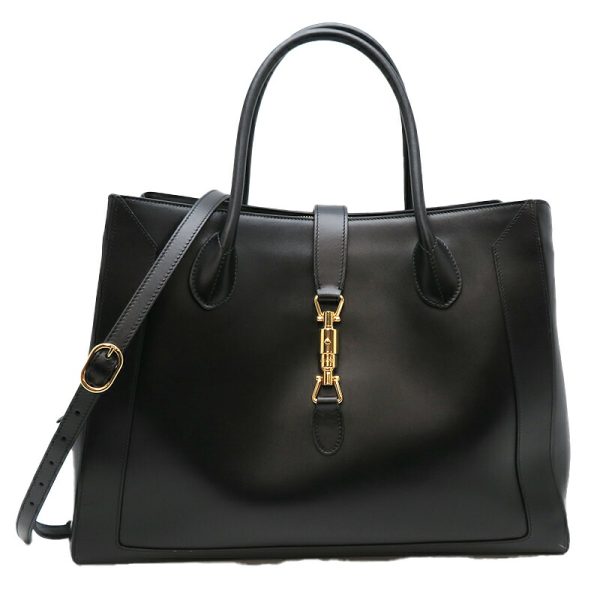 dh79543 1 Gucci Jackie 1961 2Way Handbag Black