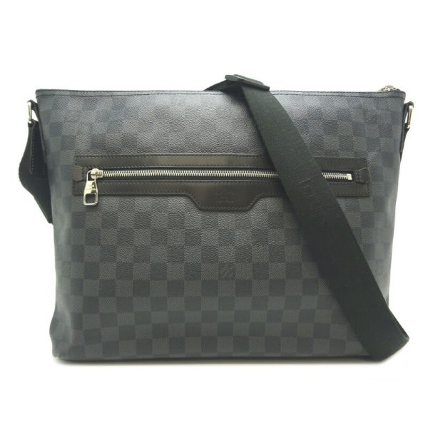 dh79545 1 Louis Vuitton Mick MM Damier Graphite Shoulder Bag Black