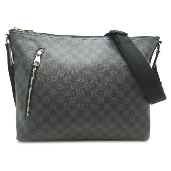 dh79545 2 Louis Vuitton Mick MM Damier Graphite Shoulder Bag Black