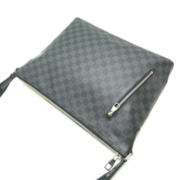 dh79545 4 Louis Vuitton Mick MM Damier Graphite Shoulder Bag Black