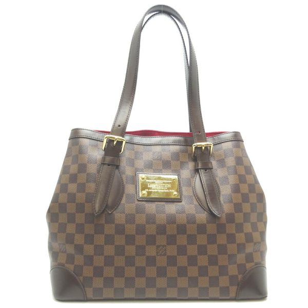 dh79547 1 Louis Vuitton Hampstead MM Damier Tote Bag Brown