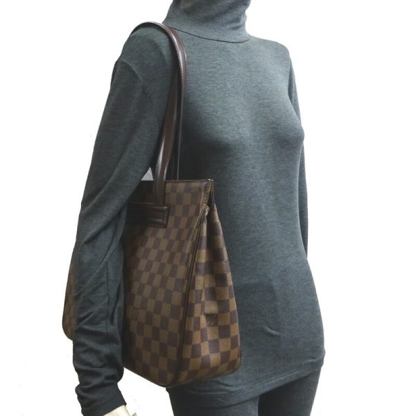 dh79549 8 Louis Vuitton Parioli PM Damier Shoulder Bag Brown