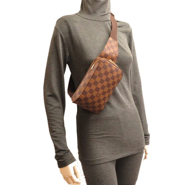 dh79569 9 Louis Vuitton Geronimos Damier Body Bag Brown