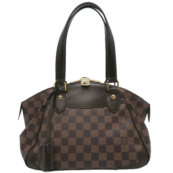 dh79570 1 Louis Vuitton Verona PM Damier Handbag Brown