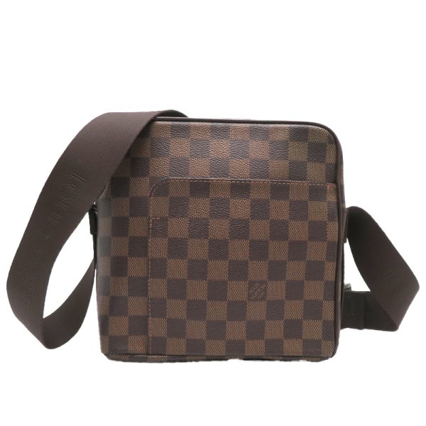 dh79573 1 Louis Vuitton Olaf PM Damier Shoulder Bag Brown