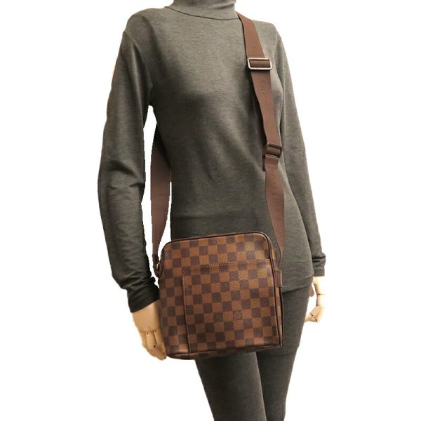 dh79573 9 Louis Vuitton Olaf PM Damier Shoulder Bag Brown