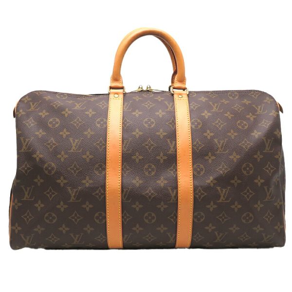 dh79633 1 Louis Vuitton Keepall 45 Monogram Bag Brown