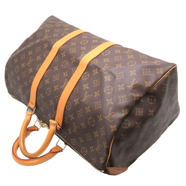 dh79633 4 Louis Vuitton Keepall 45 Monogram Bag Brown