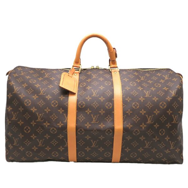 dh79634 1 Louis Vuitton Keepall 55 Monogram Bag Brown