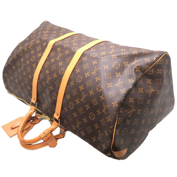 dh79634 4 Louis Vuitton Keepall 55 Monogram Bag Brown