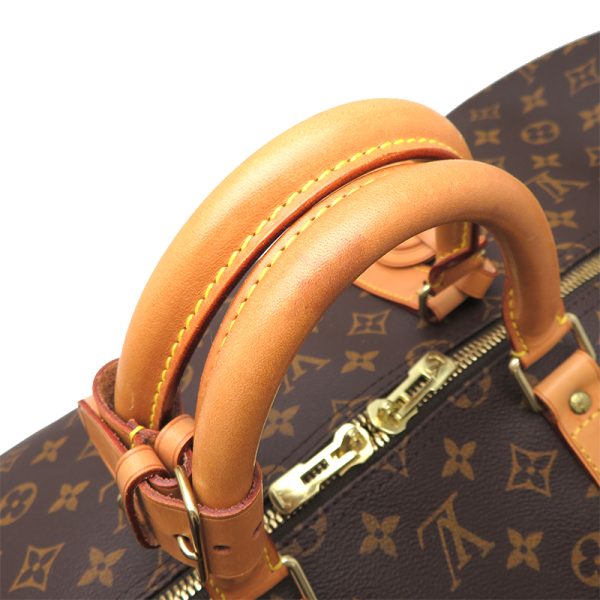 dh79634 5 Louis Vuitton Keepall 55 Monogram Bag Brown