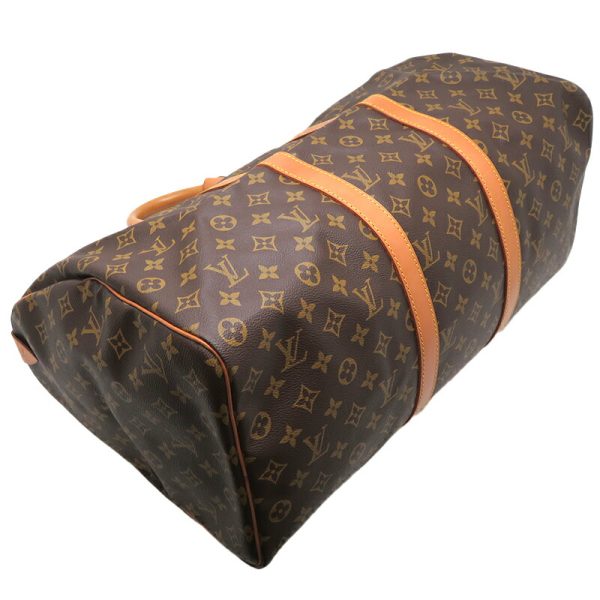 dh79635 3 Louis Vuitton Keepall 50 Monogram Bag Brown