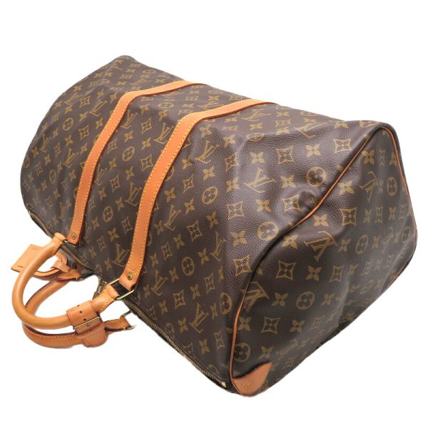 dh79635 4 Louis Vuitton Keepall 50 Monogram Bag Brown