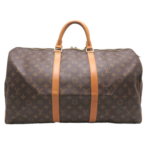 dh79636 1 Louis Vuitton Keepall 50 Monogram Bag Brown