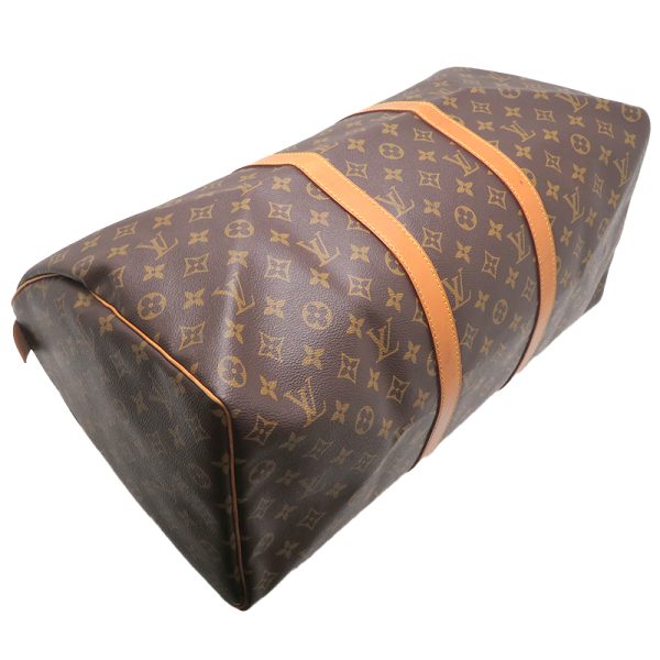 dh79636 3 Louis Vuitton Keepall 50 Monogram Bag Brown