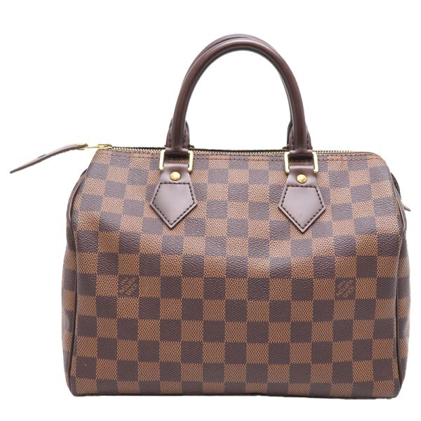 dh79639 2 Louis Vuitton Speedy 25 Damier Handbag Brown