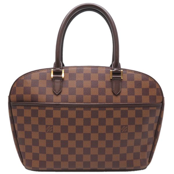 dh79641 1 Louis Vuitton Sarria Oriental Damier Handbag Brown